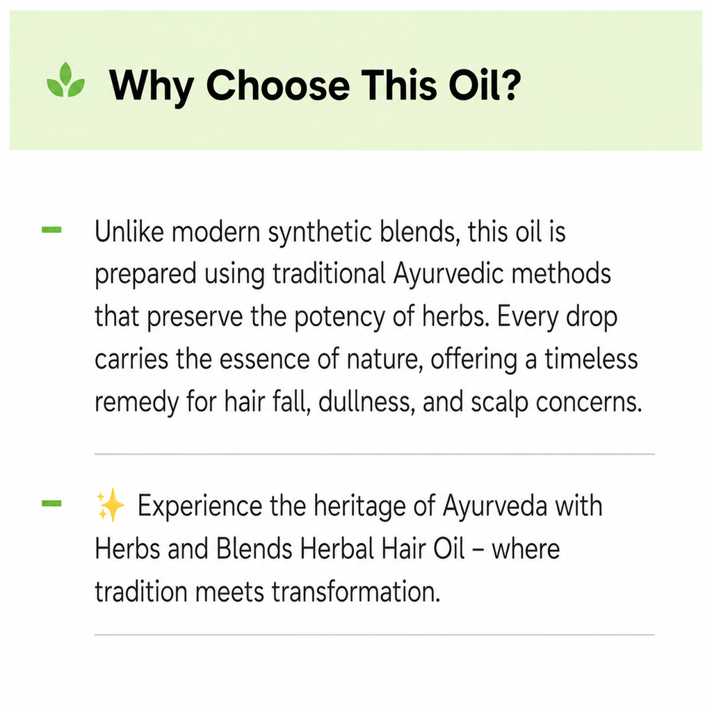 Ayurvedic Herbal Hair Oil