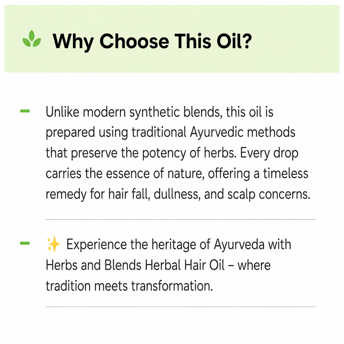 Ayurvedic Herbal Hair Oil
