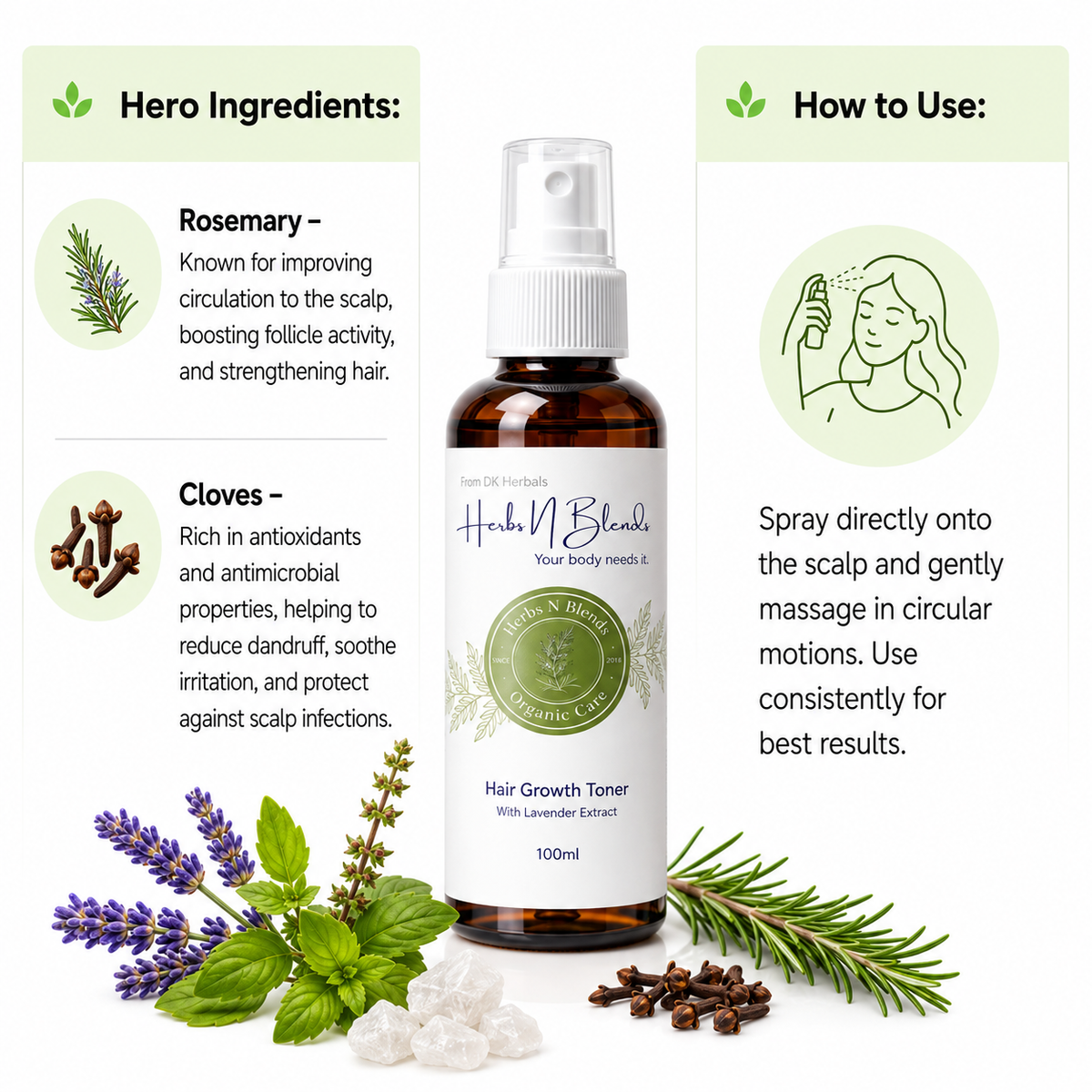 Herbal Hair Growth Toner