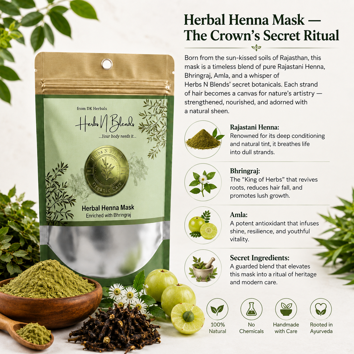 Herbal Henna Hair Mask