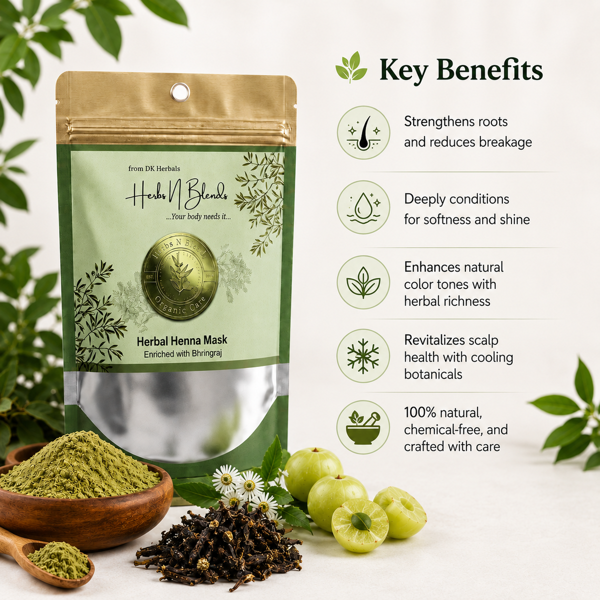 Herbal Henna Hair Mask